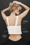Cropped Dreamscape Tank - Ivory