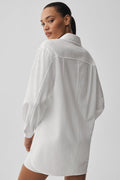 Dreamscape Button Down Long Sleeve - White