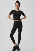 ALO Softsculpt High-Waist 7/8 Legging - Black