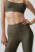 7/8 High-Waist Airlift Legging - Olive Tree