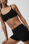 Pointelle Sweater Be Mine Bra - Black