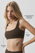 ALO Softsculpt Precision Bra - Espresso